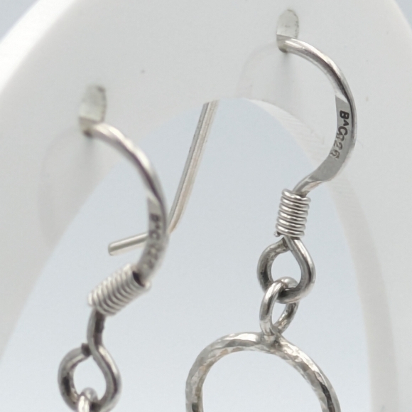 925 sterling silver dangle earrings - Picture 4 of 5
